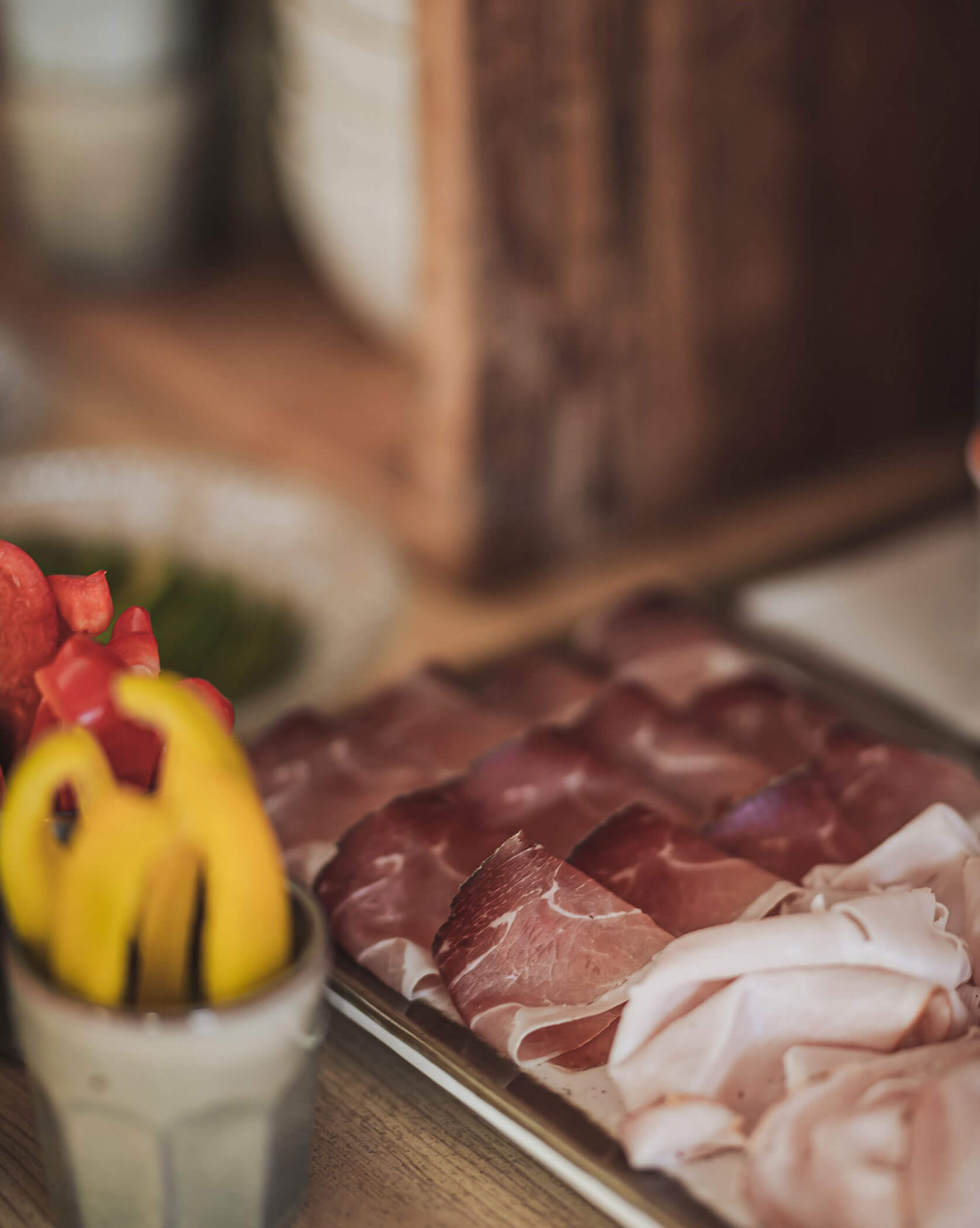 Mesnhöf Mountain Inn cold cuts